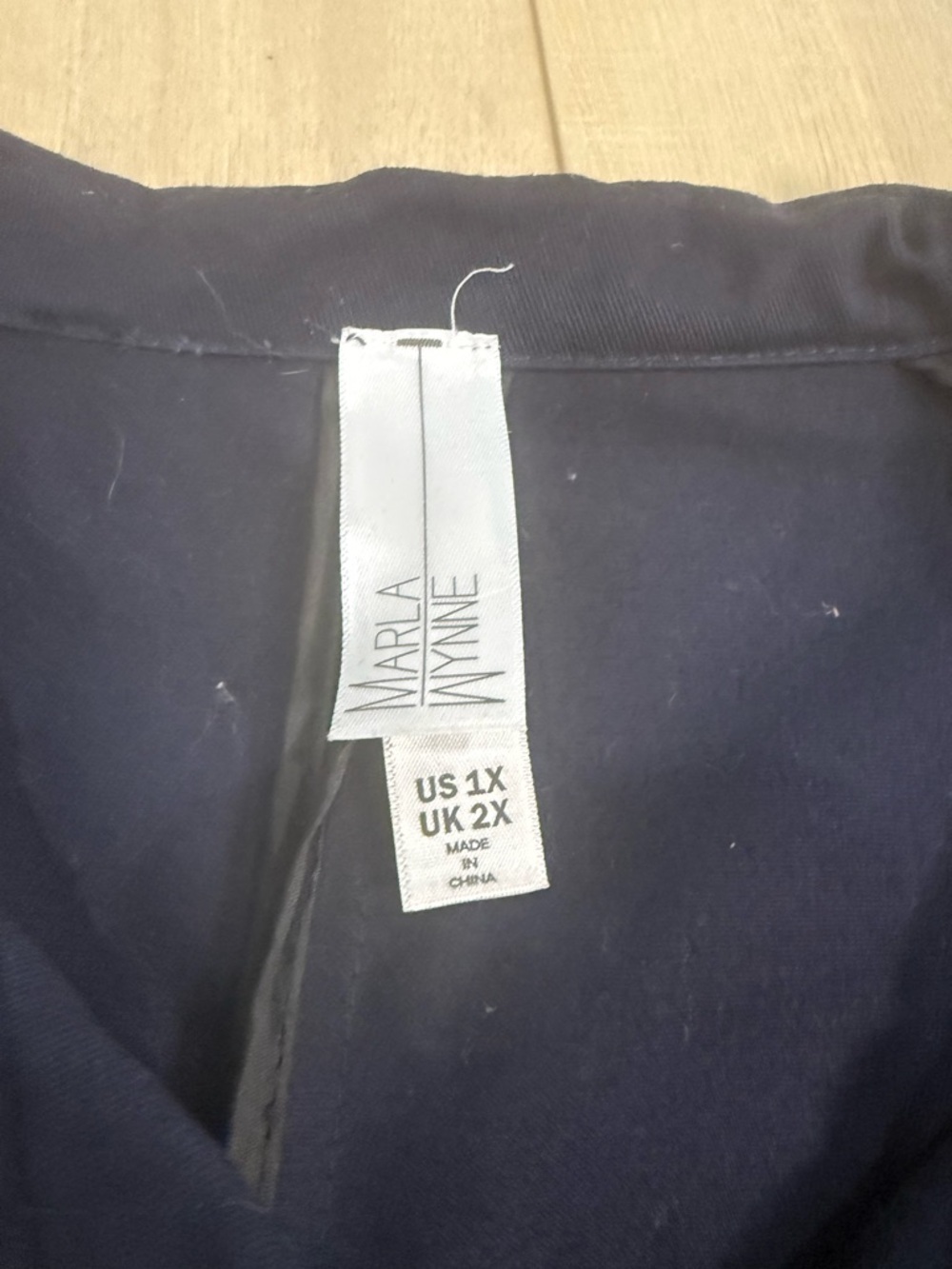 MarlaWynne Navy Drawstring Utility Jacket - Picture 6 of 7